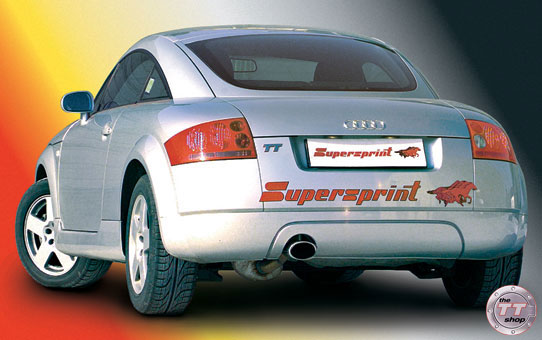 101707 - Supersprint TT 180 FWD Single Pipe System