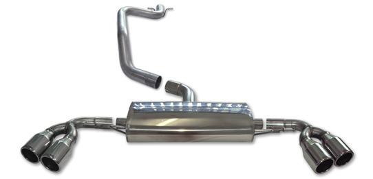 101712 - Milltek TT 2WD MK2 Quad Exit (CAT back)