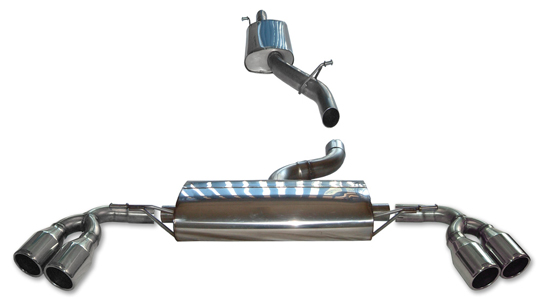 101721 - Milltek TT Quattro MK2 Quad Exit (CAT back)