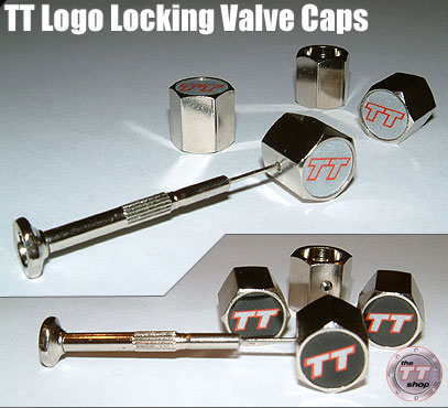 301030 - TT Logo Locking Valve Caps