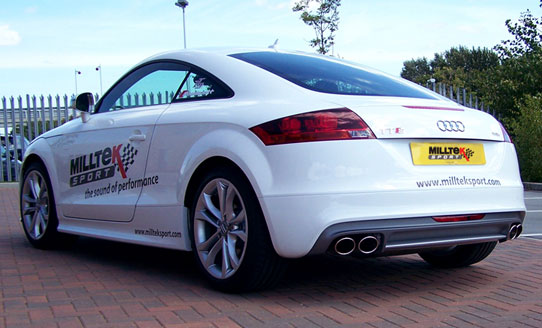611006 - Milltek Audi TTS MK2 Quattro Non-Resonated Cat-Back