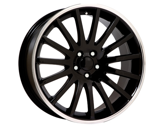 701485 - 18" Black Replica Quattro Sport Alloys - With Pirrelli/Michelin Tyres (set of 4)