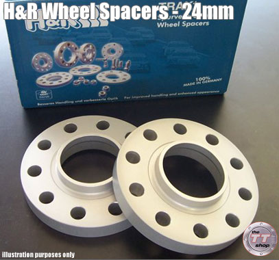 702609 - H&R Wheel Spacers - 24mm (2 x 12mm)