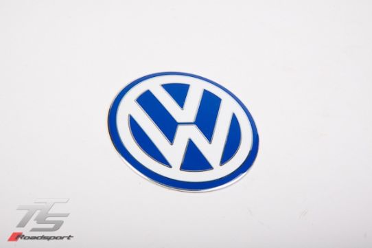 711516 - VW Blue + White Centre Caps