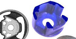 2000029 - MK2 SuperPro Front Engine Steady Rear Bush Void Insert Kit (Diesel & Turbo Diesel)