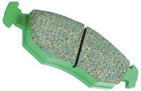 600501 - EBC Green Stuff Pads Front - TT 180