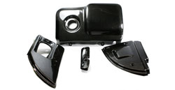 600554 - ECS Carbon Fibre 4 Piece Engine Cover Kit