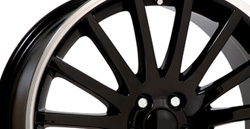 701484 - 18" Black Replica Quattro Sport Alloys - With Avon/Falken Tyres (set of 4)