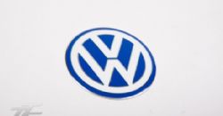 711516 - VW Blue + White Centre Caps